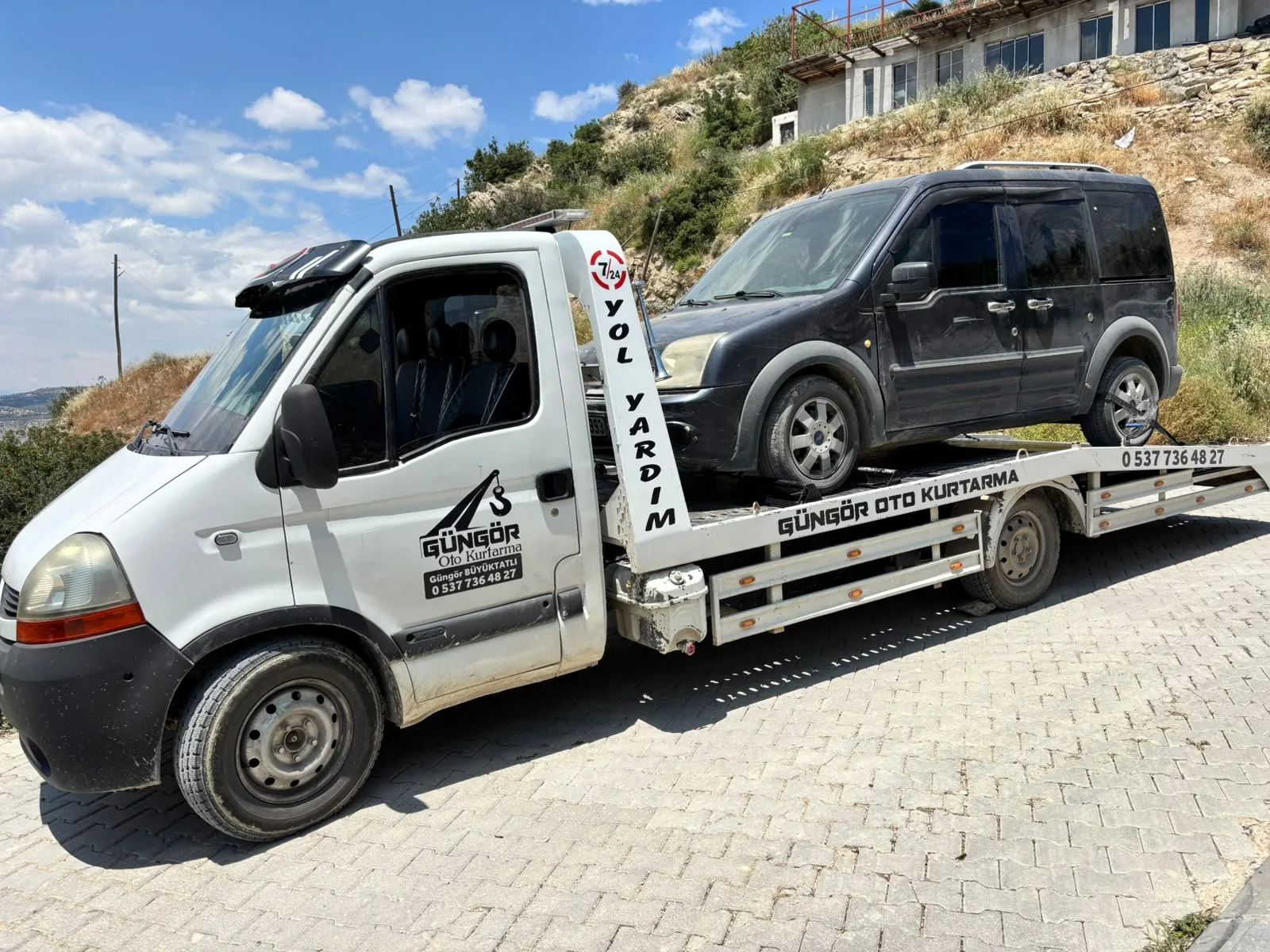 Yol kenarı müdahale - Güngör Oto Kurtarma