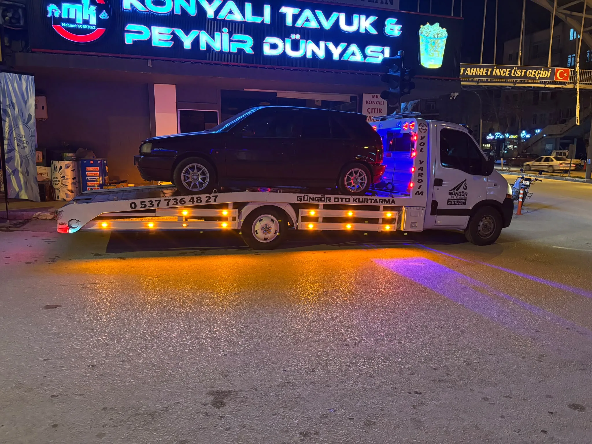 Gece oto çekici hizmeti - Mut